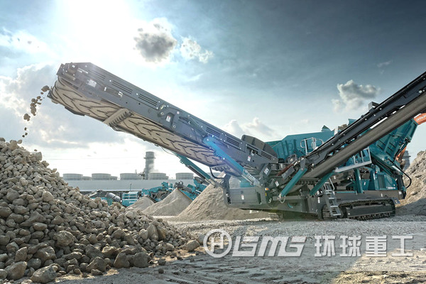 環保節能高效建筑垃圾破碎站移動式破碎機發展
