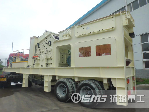 高效建筑垃圾移動式破碎站