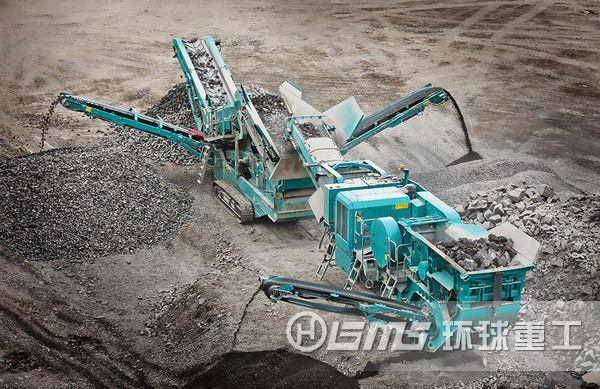 車載式建筑垃圾破碎機再生骨料