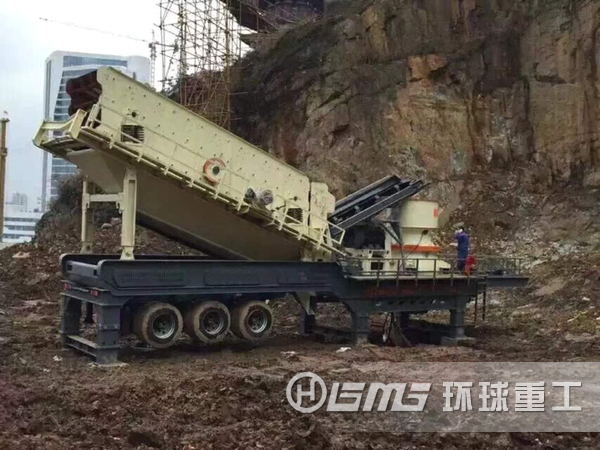 移動式建筑垃圾破碎站