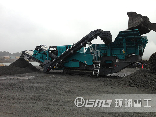 建筑垃圾移動破碎站助力環保特色小鎮建設