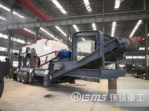 高效移動式建筑垃圾破碎站