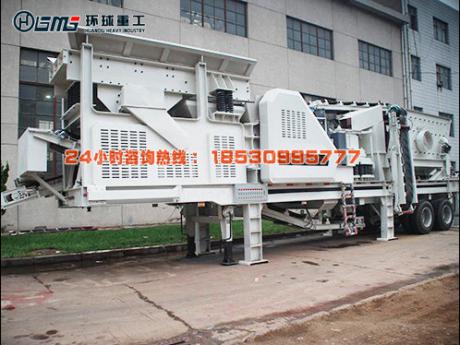 輪胎式多組合建筑垃圾破碎篩分站