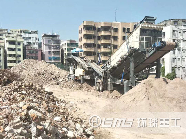 城市拆遷廢料粉碎